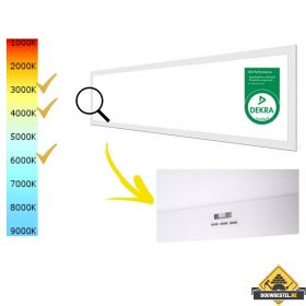 Multicolor led paneel 1195 x 295 3000, 4000, 6000K 30W (flickerfree)