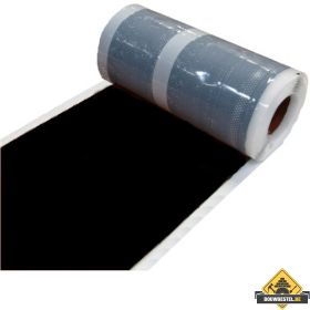 Nedsaflex loodvervanger - 30 cm zwart zelfklevende flexibele aansluitrol