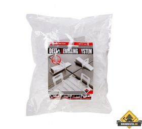 Rubi Nivelleer / Levelling clips dikte 1.5mm hoogte 3-12mm 400st