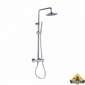 Creavit Opbouw doucheset thermostatisch rond chroom