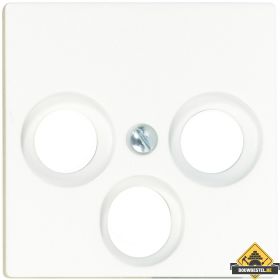 Opus 55 afdekplaat voor antennedoos, 3-gaten TV/RF/SAT | antraciet