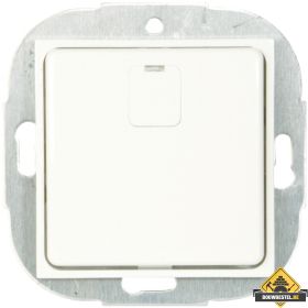 Opus 55 blinde afdekplaat 50 x 50 mm met tussenraam zonder krallen antraciet - zijdeglans