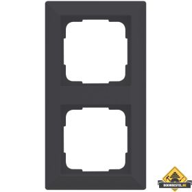 Opus 55 Inform afdekraam Tweevoudig antraciet - zijdeglans