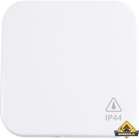 Opus 1 IP44 bedieningselement wipschakelaar, alpinewit