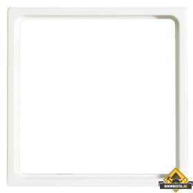 Opus 55 tussenraam voor DIN-apparaten alu-zilver-zijdeglans