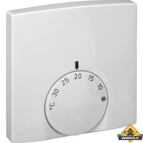 Opus opbouw-kamertemperatuurregelaar, verbreekcontact 2 (1) A helder wit