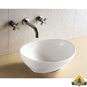 Wiesbaden Barco Opzetwastafel 40 x 33 cm Wit