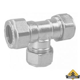 Riko P-701 messing knel teestuk 22mm vernikkeld