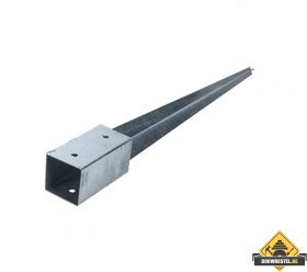 Paalhouder Met Punt Thermisch Verzinkt 91x91mm