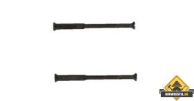 Patentbout M4x38mm zwart - 2 stuks