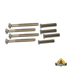 Patentbout M4x38mm nikkel - 16 stuks
