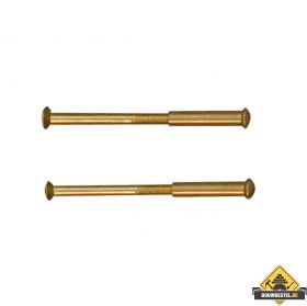 Patentbout M4x55mm messing - 8 stuks