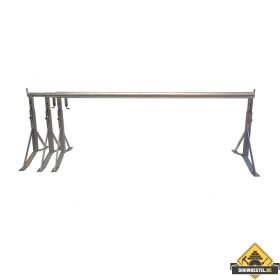 Plafondbok verstelbaar per stuk gewijzigde versterkte uitvoering hoogte 44.5/75.5 cm lengte 165/430 cm electrolytisch gegalvaniseerd