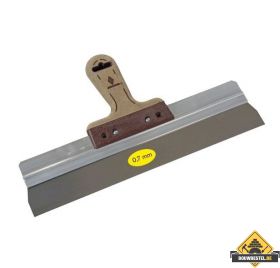 Gipsmes SUPER PROF PURE aluminium 280x0.7 mm RVS met LEDEREN-greep