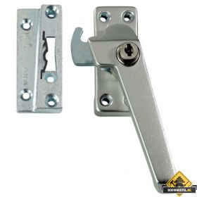 Raamsluiting met nok buitendraaiend rechts aluminium SKG*