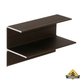 Randafwerkingprofiel inwendig 28mm Twinson Bruin 600 cm