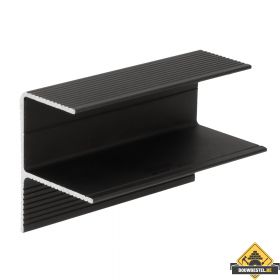 Randafwerkingprofiel inwendig 28mm Twinson Zwart 600 cm