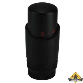 Riko luxe thermostaatknop M-30 mat-Zwart