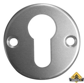 Ronde cilindergatplaat 50 mm aluminium - 8 stuks