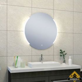 Wiesbaden Round spiegel met LED verlichting & verwarming 80 cm