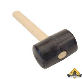 Rubber hamer SUPER PROF Nr.8 zacht. zwart. diam. 93mm