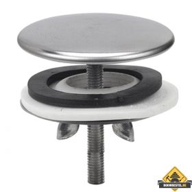 RVS kraangatstop chroom 40mm