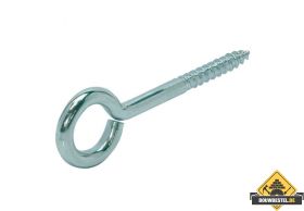 Schroefoog Houtdraad ht 4.8 30X14mm Diameter: 3.8 304 RVS - 10 stuks 