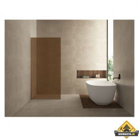 Slim glasplaat 900 x 2000 x 8 mm nano warm koper glas