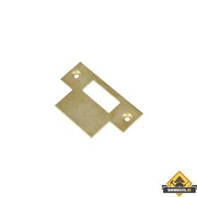 Sluitplaat voor loopslot messing - per 4 stuks