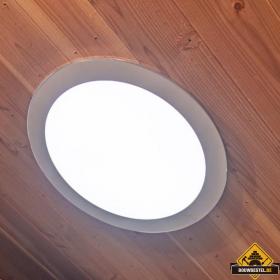 Solatube diameter 53cm Plafondplaat rond opbouw wit binnenzijde