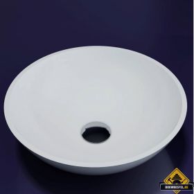 Solid surface waskom rond (HELAAS NIET MEER LEVERBAAR)