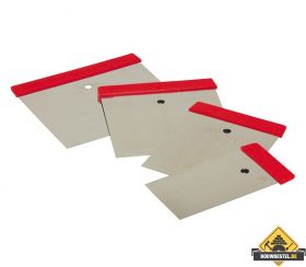 Japanspachtelset 4-delig RVS