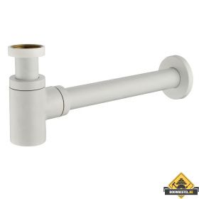 Wiesbaden Star luxe sifon laag 11/4'' | Mat-wit