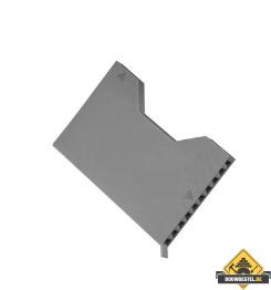 Stootvoeg ventilatierooster betonsteen-/ maasformaat grijs