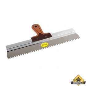 Spackmes SUPER PROF aluminium 480x0.7 mm RVS met SUPERSOFT-handgreep 7x9x3 mm getand