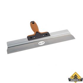 Spackmes SUPER PROF aluminium 380 mm RVS met Amerikaanse SUPERSOFT-handgreep