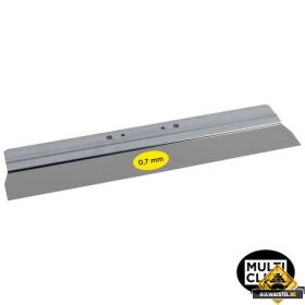 Super Prof multi Click wand/vloerschraperblad aluminium 380x0.7 mm RVS