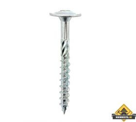 Woodies Tellerkopschroeven 8.0x120/80 T-40 Verzinkt 50 stuks