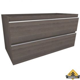 Tigris onderkast 100 x 46 cm houtnerf grijs