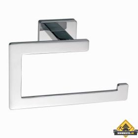 Toiletrolhouder vierkant chroom (HELAAS NIET MEER LEVERBAAR)