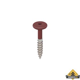 Torx schroef 32mm rvs V2A 100 stuks Wijnrood