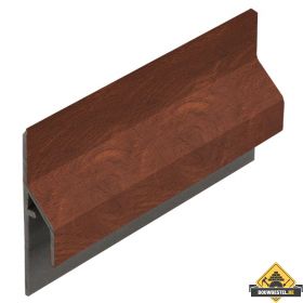 Trim/kraal aansluitprofiel 10mm Keralit dakrand Golden oak - Classic (met houtnerf) 600 cm