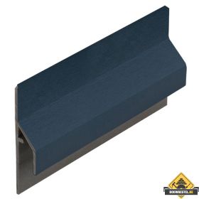 Trim/kraal aansluitprofiel 10mm Keralit dakrand Staalblauw - Classic (met houtnerf) 600 cm