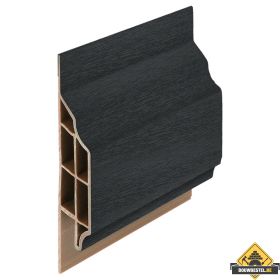 Trim/kraal sierlijst klassiek Zwartgrijs - Classic (met houtnerf) 600 cm