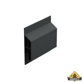 Trim/kraal sierlijst modern Antraciet - Classic (met houtnerf) 600 cm