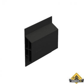 Trim/kraal sierlijst modern Zwartgrijs - Classic (met houtnerf) 600 cm