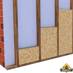 Bestaande tussenmuur / tussenwand isoleren met houten profielen