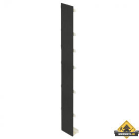 Tussenstuk 350mm Keralit dakrand Grafietzwart - Classic (met houtnerf)