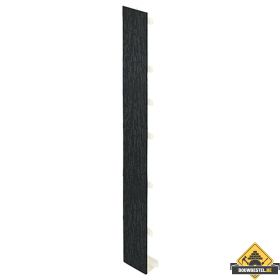 Tussenstuk 350mm Keralit dakrand Zwartgrijs - Classic (met houtnerf)