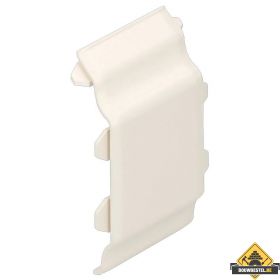 Tussenstuk voor dakrandsierprofiel 9mm inwendig Crème